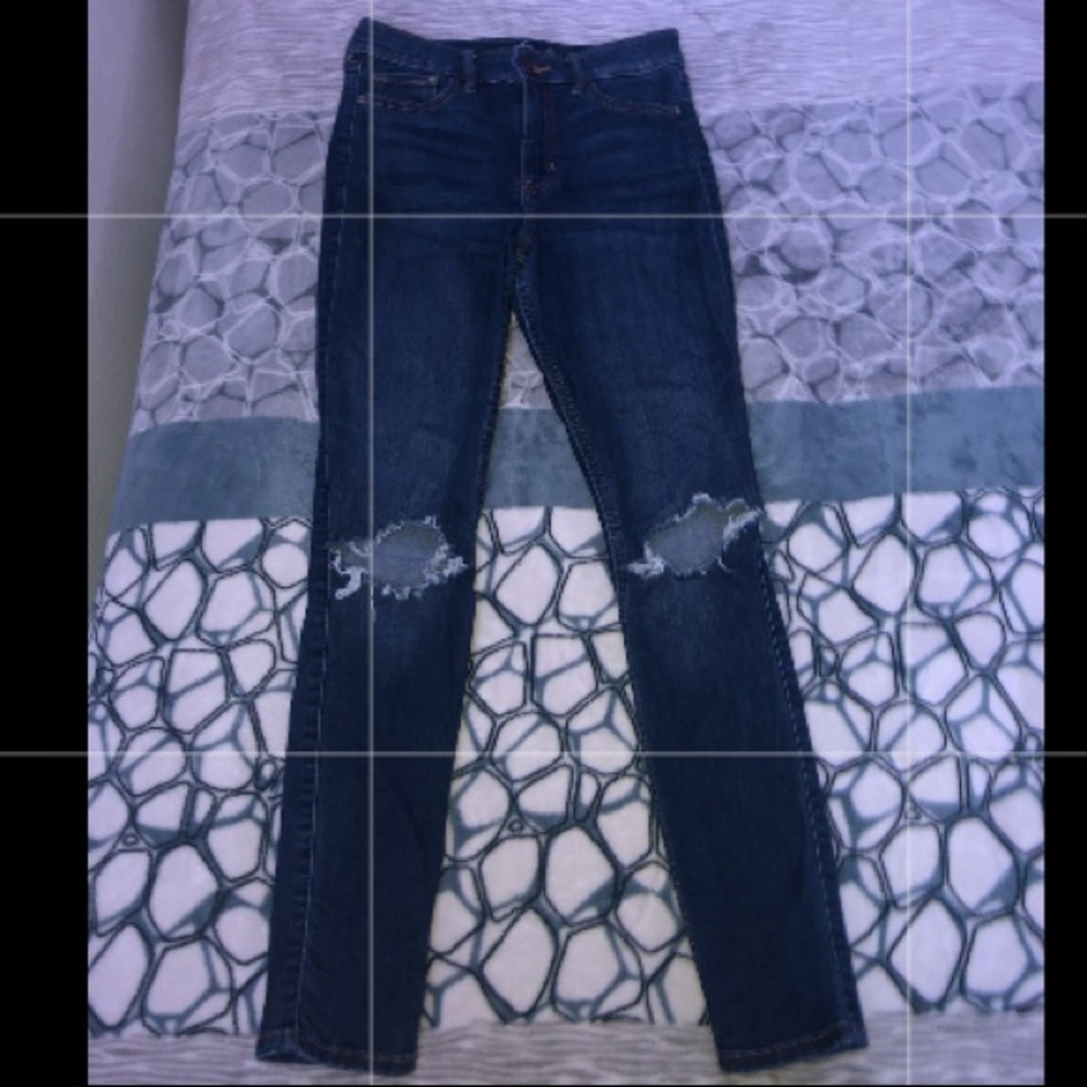 denim ripped jeans